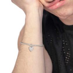 Bracciale Donna Marlù 18BR218 catena a sfere con cuore