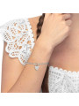 Bracciale Donna Marlù 18BR218 catena a sfere con cuore