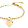 Bracciale Donna Marlù 18BR218G catena a sfere con cuore