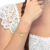Bracciale Donna Marlù 18BR218G catena a sfere con cuore