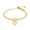 Bracciale Donna Marlù 18BR218G catena a sfere con cuore