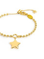 Bracciale Donna Marlù 18BR219G catena a sfere con stella Oro