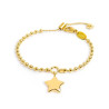 Bracciale Donna Marlù 18BR219G catena a sfere con stella Oro