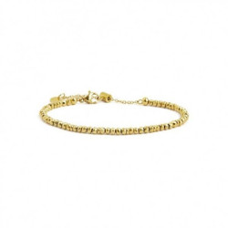 Bracciale Unisex Marlù 2BR0082G in Acciaio con Ematite Colore Oro
