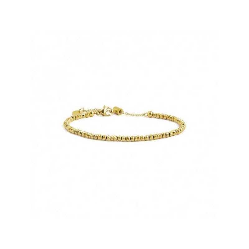 Bracciale Unisex Marlù 2BR0082G in Acciaio con Ematite Colore Oro Bracciale Unisex Marlù 2BR0082G in Acciaio con Ematite Colore Oro