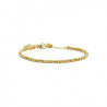 Bracciale Unisex Marlù 2BR0082G in Acciaio con Ematite Colore Oro