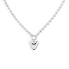 Collana Donna Marlù 18CN125 catena a sfere con cuore Silver