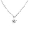 Collana Donna Marlù 18CN126 catena a sfere con stella Silver