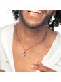 Collana Donna Marlù 18CO024-R cordino con cuore