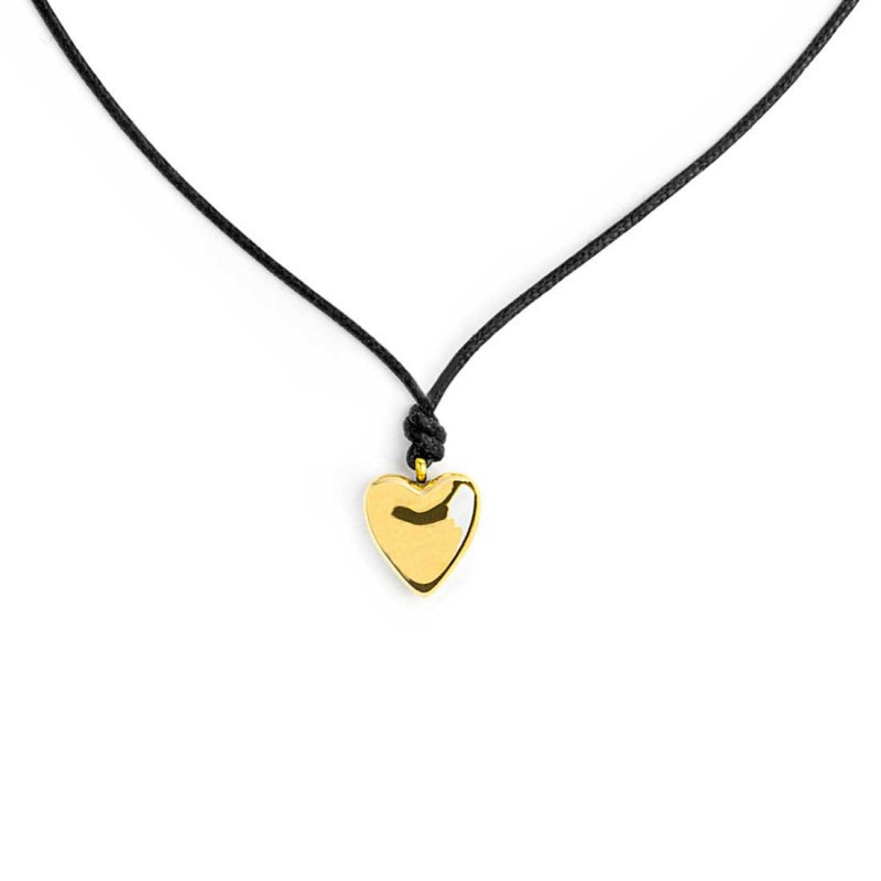 Collana Donna Marlù 18CO024G-N cordino con cuore