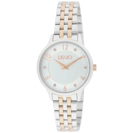 Orologio Donna Liujo Aura Lux TLJ2678 in Acciaio Silver e Oro Rosa