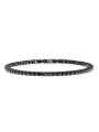 Bracciale Uomo Liujo MLJ561 Tennis Acciaio Nero