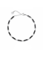 Bracciale Uomo Liujo MLJ618 Catena Acciaio Nero