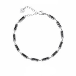 Bracciale Uomo Liujo MLJ618 Catena Acciaio Nero