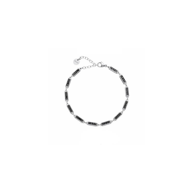 Bracciale Uomo Liujo MLJ618 Catena Acciaio Nero
