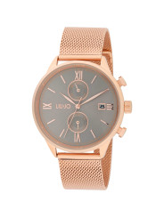 Orologio Cronografo Uomo LiuJo Evolve TLJ2127 in Acciaio Colore Oro Rosa 42mm