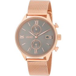 Orologio Cronografo Uomo LiuJo Evolve TLJ2127 in Acciaio Colore Oro Rosa 42mm
