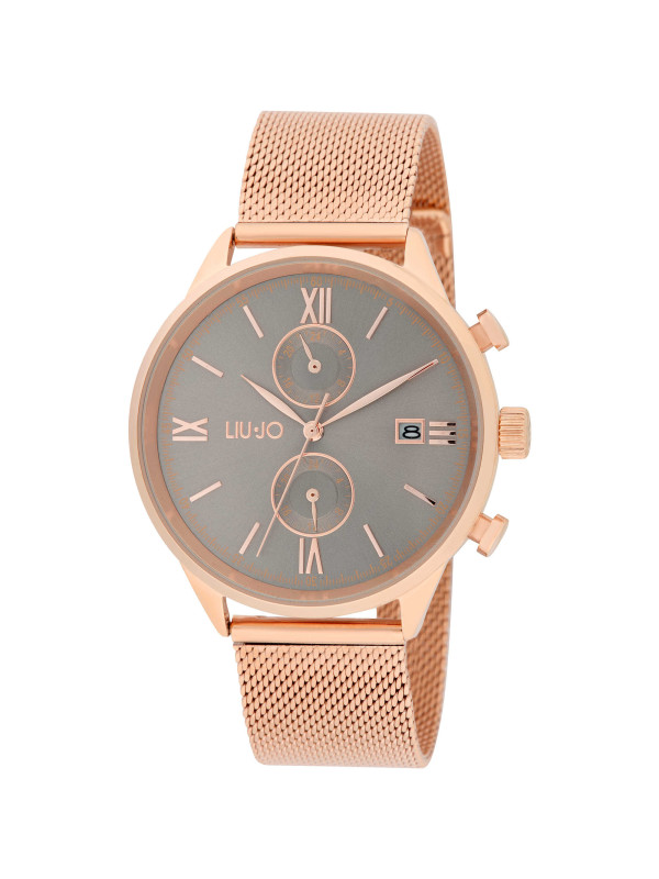 Orologio Cronografo Uomo LiuJo Evolve TLJ2127 in Acciaio Colore Oro Rosa 42mm