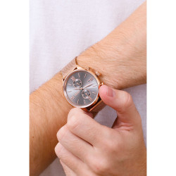 Orologio Cronografo Uomo LiuJo Evolve TLJ2127 in Acciaio Colore Oro Rosa 42mm