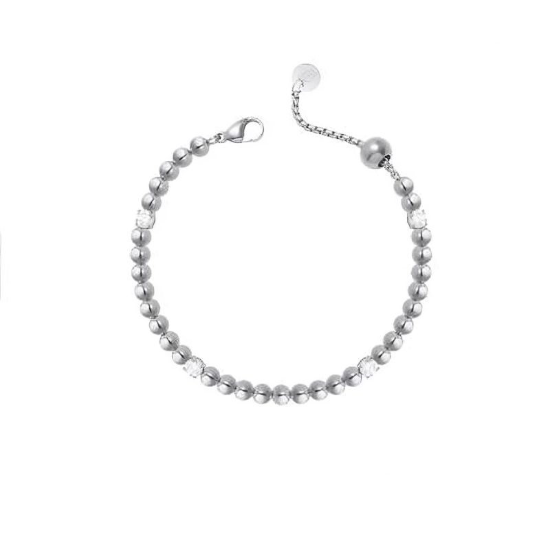 Bracciale Uomo Liujo LJ2986 in Acciaio Silver con Sfere