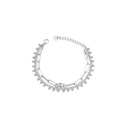 Bracciale Uomo Liujo LJ2999 in Acciaio Silver