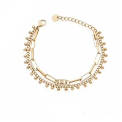 Bracciale Uomo Liujo LJ3004 in Acciaio Oro