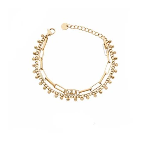 Bracciale Uomo Liujo LJ3004 in Acciaio Oro