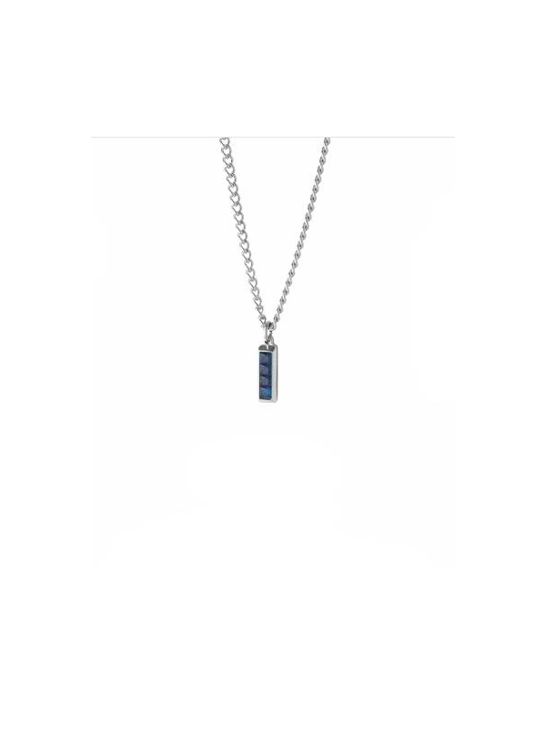 copy of Collana Uomo LiuJo MLJ615 Acciaio con Zirconi Neri