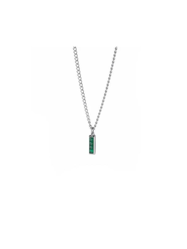copy of copy of copy of Collana Uomo LiuJo MLJ615 Acciaio con Zirconi Neri