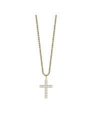 copy of copy of copy of copy of copy of Collana Uomo LiuJo MLJ615 Acciaio con Zirconi Neri