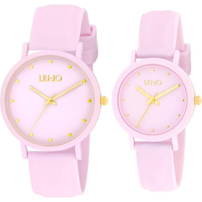 Orologio Solo Tempo Donna LiuJo TLJ2209 Mom And Me in Silicone Rosa 36 e 30mm Orologio Solo Tempo Donna LiuJo TLJ2209 Mom And Me in Silicone Rosa 36 e 30mm