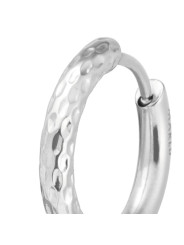 copy of Mono Orecchino Marlù 33OR0110G cerchio 1,5 cm trama diamantata pvd oro