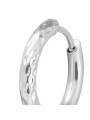 Mono Orecchino Unisex 33OR0111 Argento Diamantato 1,5 cm | Acquista Online