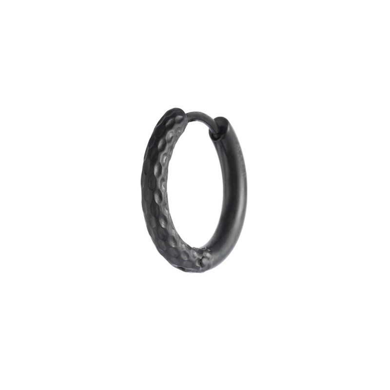 copy of copy of copy of Mono Orecchino Marlù 33OR0110G cerchio 1,5 cm trama diamantata pvd oro