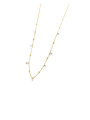 Collana Donna Marlù Be Woman 2CO0064G-W in Acciaio Pvd Oro con Sfere Colorate