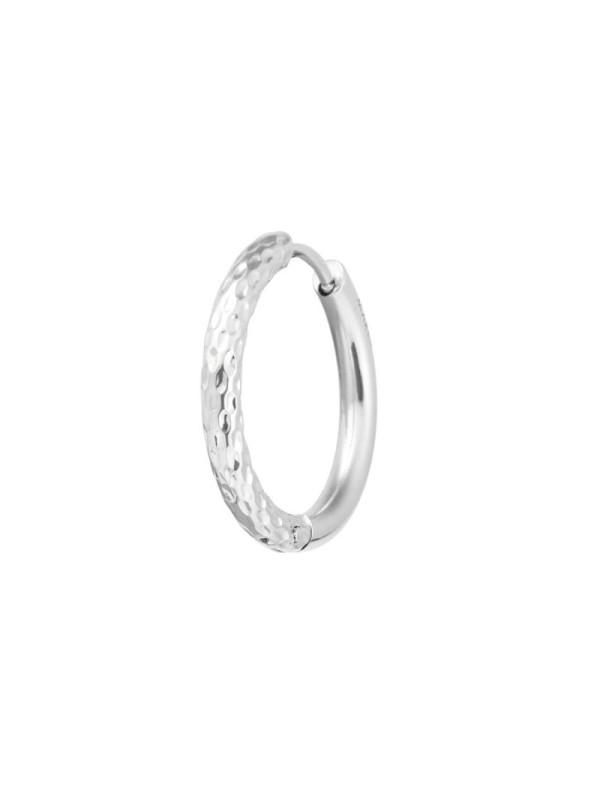 copy of copy of copy of copy of Mono Orecchino Marlù 33OR0110G cerchio 1,5 cm trama diamantata pvd oro