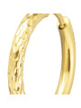 Mono Orecchino Unisex Marlù 33OR0112G a cerchio 2,1 cm trama diamantata Oro