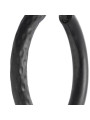 Mono Orecchino Unisex Marlù 33OR0112N a cerchio 2,1 cm trama diamantata Nero