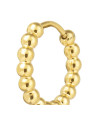 Mono Orecchino Donna Marlù 33OR0113G a cerchio 1,5 cm trama con sfere Oro