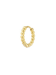 Mono Orecchino Donna Marlù 33OR0113G a cerchio 1,5 cm trama con sfere Oro