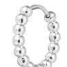 Mono Orecchino Donna Marlù 33OR0113 a cerchio 1,5 cm trama con sfere Silver
