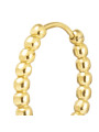 Mono Orecchino Donna Marlù 33OR0114G a cerchio 1,9 cm trama con sfere Oro