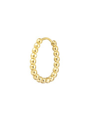 Mono Orecchino Donna Marlù 33OR0114G a cerchio 1,9 cm trama con sfere Oro