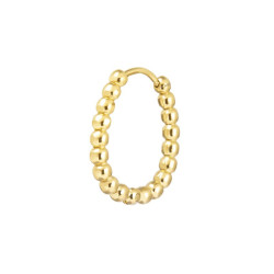 Mono Orecchino Donna Marlù 33OR0114G a cerchio 1,9 cm trama con sfere Oro