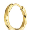 Mono Orecchino Donna Marlù 33OR0115G a cerchio ritorto 1,5 cm Oro