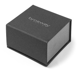 Bracciale Uomo Brosway BCS13 Celesta in Acciaio con Pvd Gun Lucido