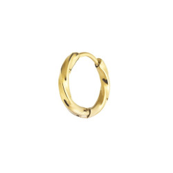Mono Orecchino Donna Marlù 33OR0115G a cerchio ritorto 1,5 cm Oro