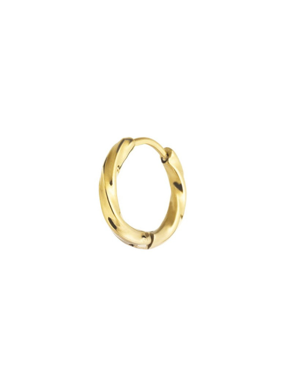 Mono Orecchino Donna Marlù 33OR0115G a cerchio ritorto 1,5 cm Oro