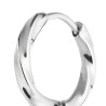 Mono Orecchino Donna Marlù 33OR0116 a cerchio ritorto 1,7 cm Silver