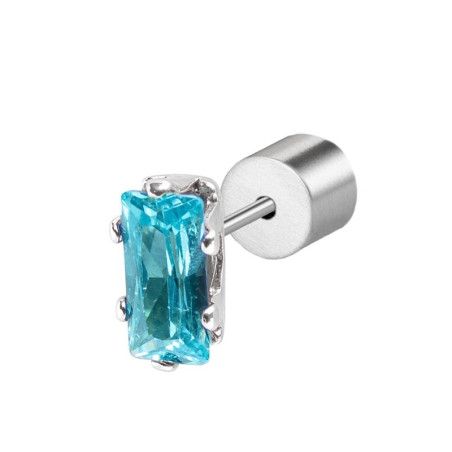 Mono orecchino Donna Marlù 31OR0002-AM Sparkles in Acciaio Silver con Zircone